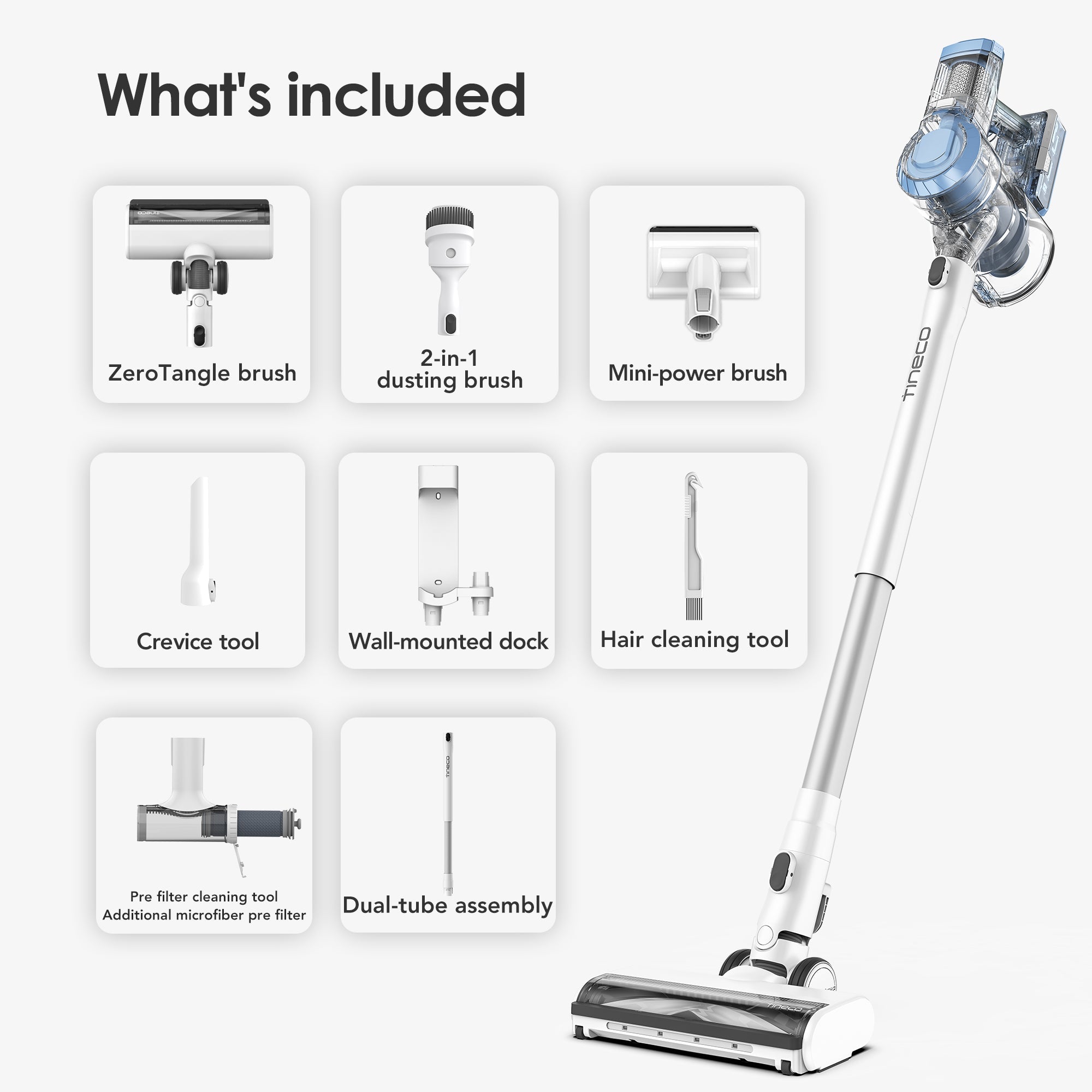 Tineco A11 Tango Cordless Stick Vacuum Cleaner, 120W buy Strong Suction 2 Powered Cl